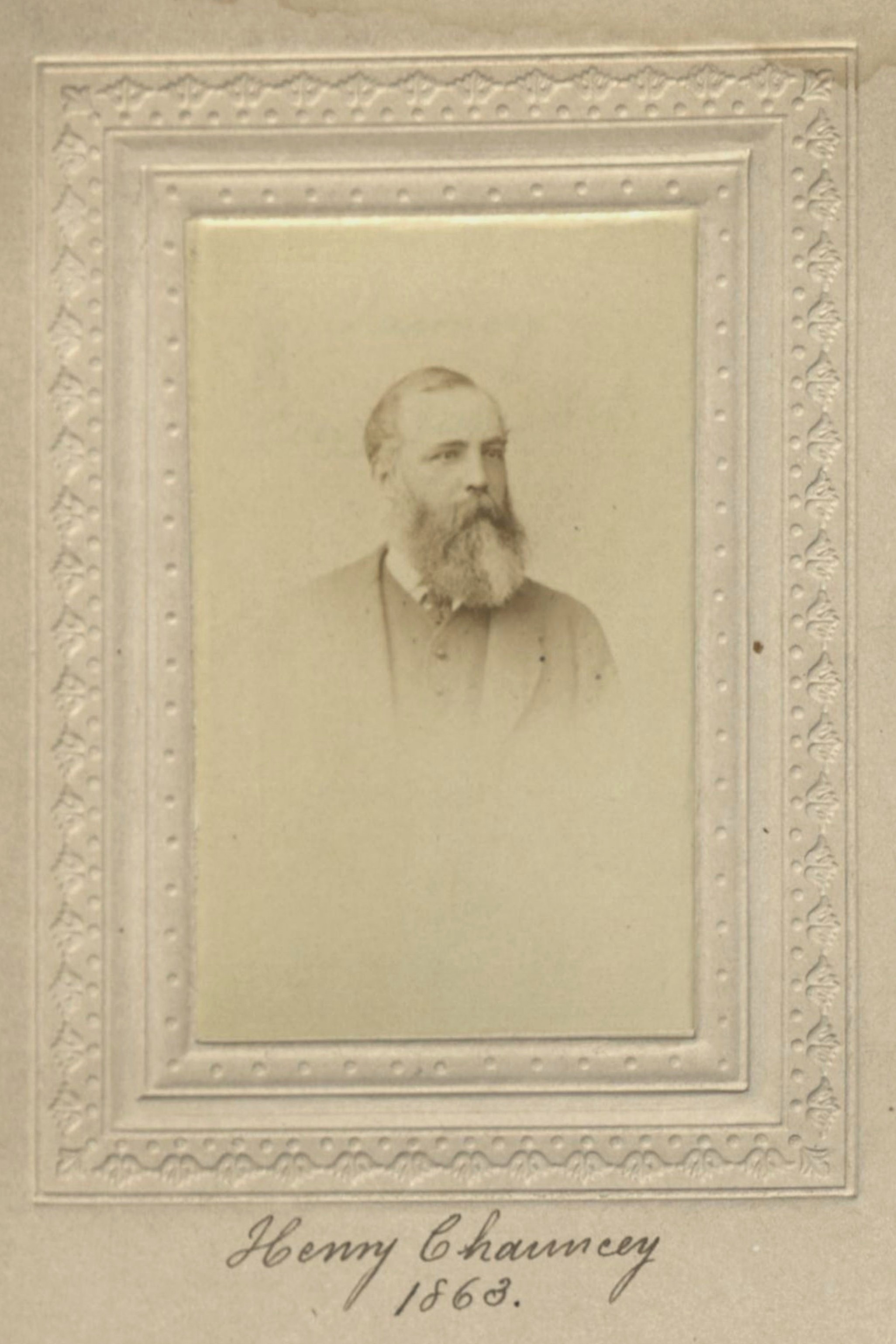 Member portrait of Henry Chauncey